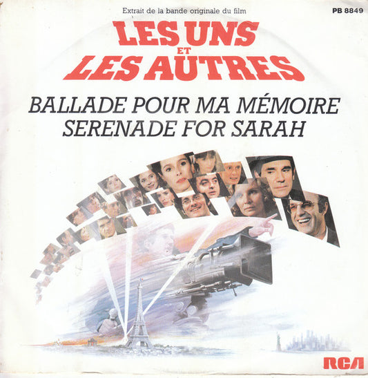 Francis Lai, Michel Legrand - Extraits De La Bande Originale Du Film Les Uns Et Les Autres Vinyl Singles Vinyl Very Good (VG) <br> Hoes Good Plus (G+)