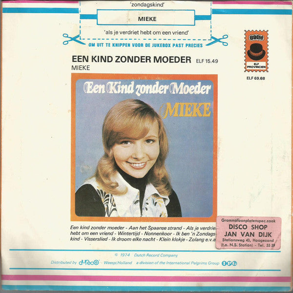 Mieke - Zondagskind 00682 (B) Vinyl Singles B-Keus (B)