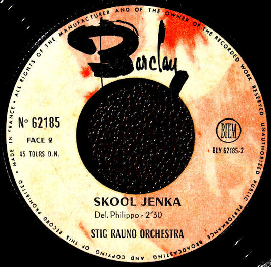 Stig Rauno - Letkiss Vinyl Singles Vinyl Zeer Goed / Hoesje Goed "VINYLSINGLES.NL"