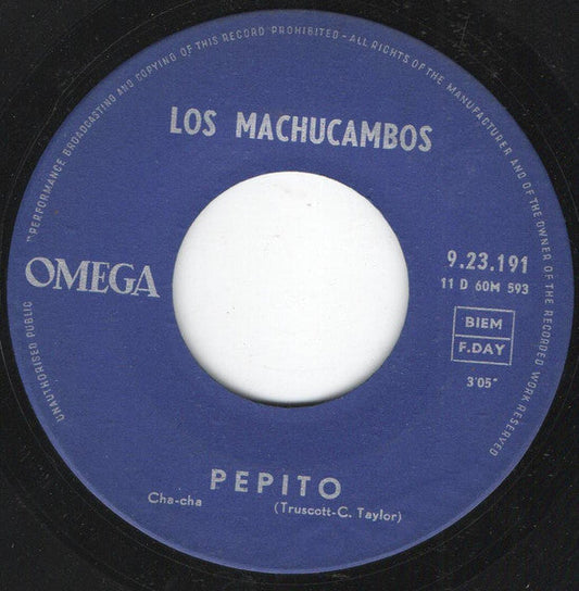 Los Machucambos - Pepito 07087 Vinyl Singles VINYLSINGLES.NL