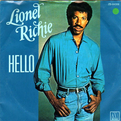Lionel Richie - Hello Vinyl Singles Vinyl Very Good (VG) <br> Hoes Good Plus (G+)