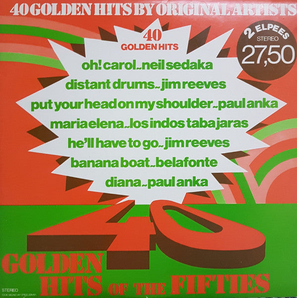Various - 40 Golden Hits Of The Fifties (LP) 50458