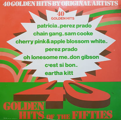 Various - 40 Golden Hits Of The Fifties (LP) 50458 Vinyl LP Dubbel VINYLSINGLES.NL