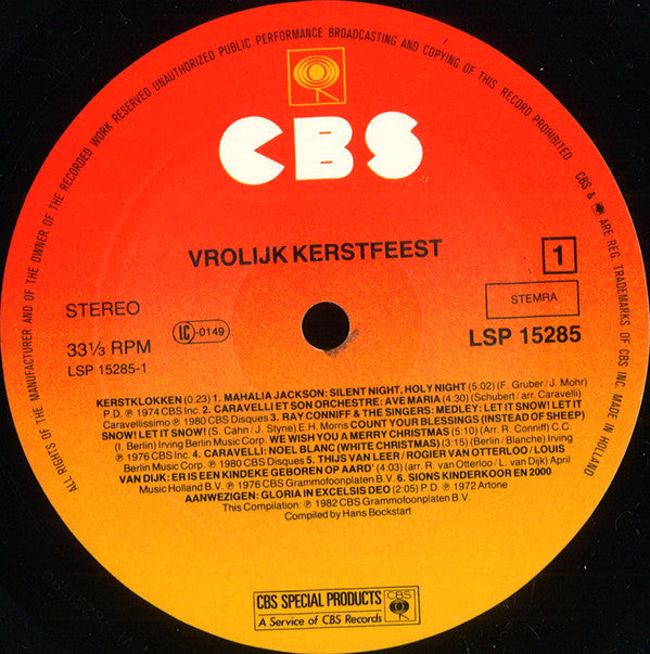 Various - Vrolijk Kerstfeest (LP) 97-48079