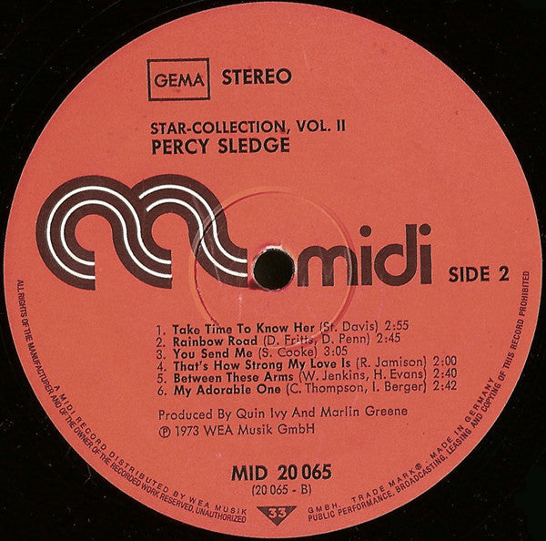 Percy Sledge - Star-Collection Vol. II (LP) 43647