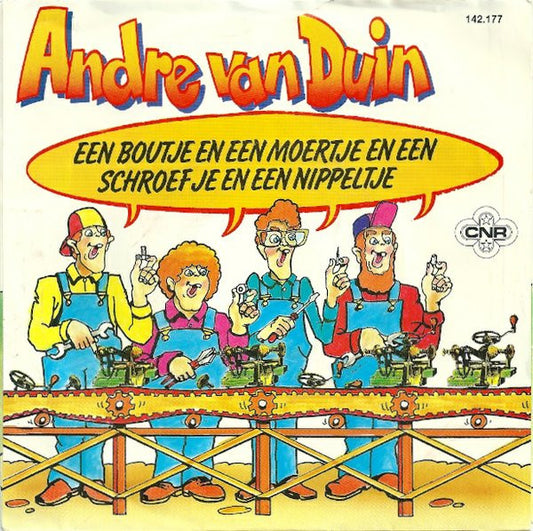André van Duin / Simon Naaigaren - Een Boutje En Een Moertje En Een Schroefje En Een Nippeltje 37637
 36858 Vinyl Singles Goede Staat