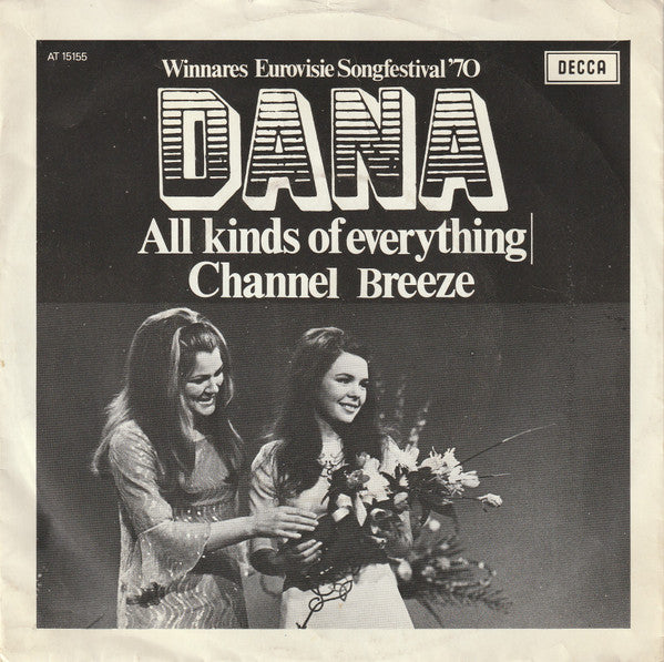 Dana - All Kinds Of Everything Vinyl Singles Vinyl Very Good (VG) <br> Hoes Good Plus (G+)