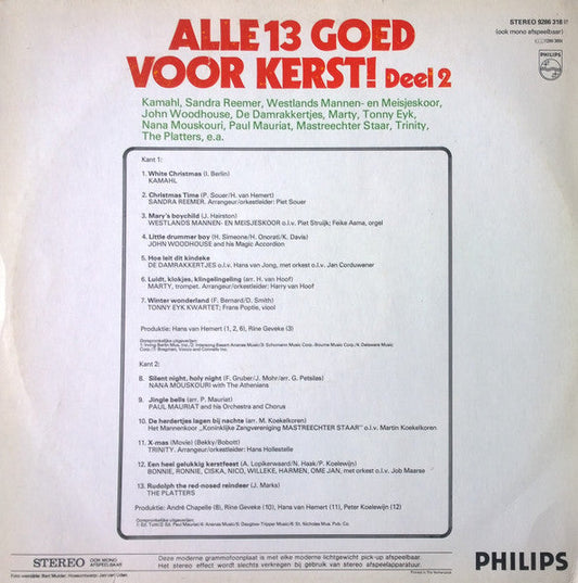 Various - Alle 13 Goed Voor Kerst! - Deel 2 (LP) Vinyl LP Vinyl Zeer Goed / Hoesje Goed "VINYLSINGLES.NL"