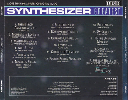 Ed Starink - Synthesizer Greatest (CD) Compact Disc Goede Staat
