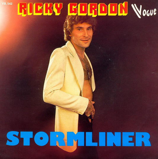 Ricky Gordon - Stormliner Vinyl Singles Vinyl Very Good (VG) <br> Hoes Good Plus (G+)
