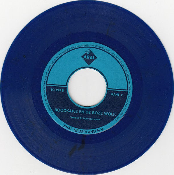 Unknown Artist - Roodkapje En De Boze Wolf Vinyl Singles Vinyl Very Good (VG) <br> Hoes Good Plus (G+)