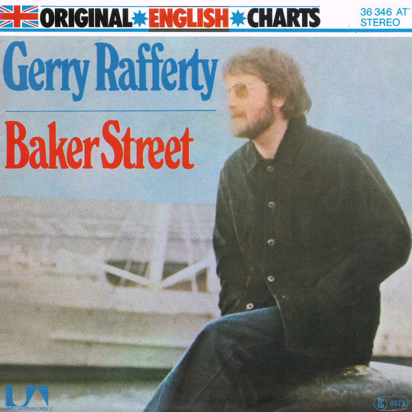 Gerry Rafferty - Baker Street Vinyl Singles Vinyl Very Good (VG) <br> Hoes Good Plus (G+)