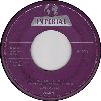 Fats Domino - What A Party Vinyl Singles Vinyl Very Good (VG) <br> Hoes Generic