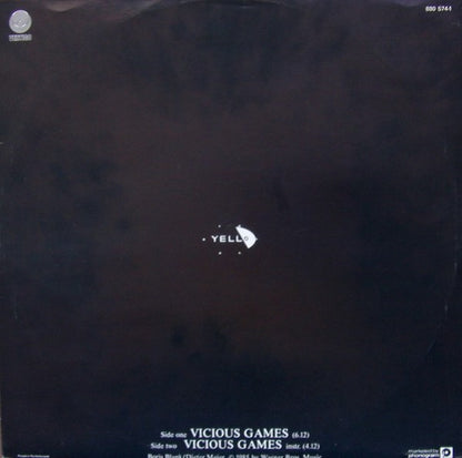 Yello - Vicious Games (Maxi-Single) Maxi-Singles Vinyl Very Good (VG) <br> Hoes Good Plus (G+)