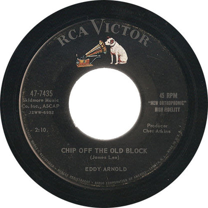 Eddy Arnold - Chip Off The Old Block Vinyl Singles Vinyl Very Good (VG) <br> Hoes Generic