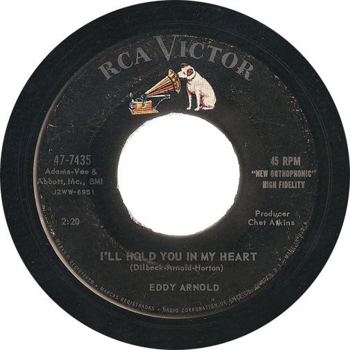 Eddy Arnold - Chip Off The Old Block Vinyl Singles Vinyl Very Good (VG) <br> Hoes Generic