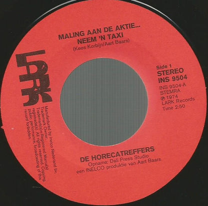 Horecatreffers - Maling Aan De Aktie... Neem 'N Taxi