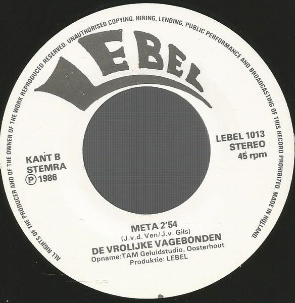 Vrolijke Vagebonden - El Solo De Torremolinos 33809 Vinyl Singles Goede Staat