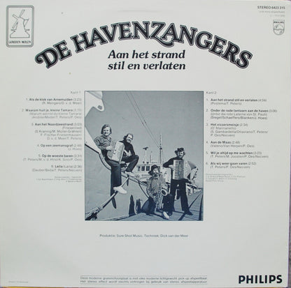 Havenzangers - Aan Het Strand Stil En Verlaten (LP) 51014 Vinyl LP Goede Staat