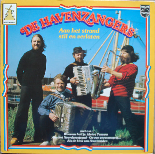 Havenzangers - Aan Het Strand Stil En Verlaten (LP) 51014 Vinyl LP Goede Staat