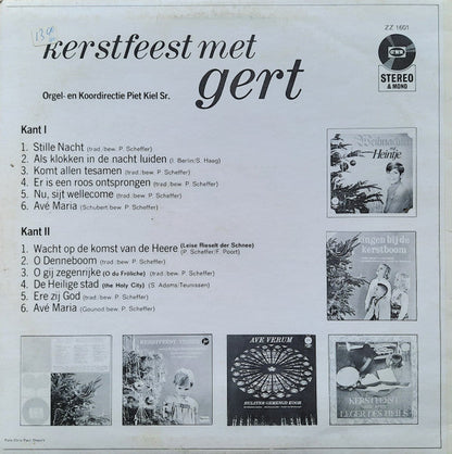 Gert Timmerman - Kerstfeest Met Gert (LP) Vinyl LP Vinyl Very Good (VG) <br> Hoes Good Plus (G+)