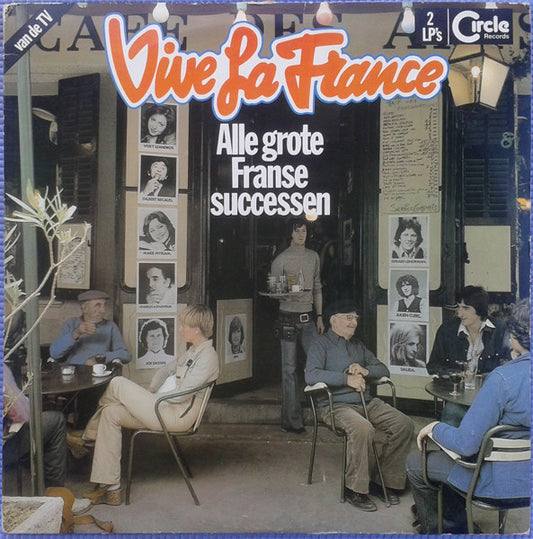 Various - Vive La France - Alle Grote Franse Successen (LP) Vinyl LP Dubbel Vinyl Very Good (VG) <br> Hoes Good Plus (G+)
