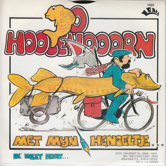 Jo Hoogendoorn - Met Mijn Hengeltje Vinyl Singles Vinyl Very Good (VG) <br> Hoes Good Plus (G+)