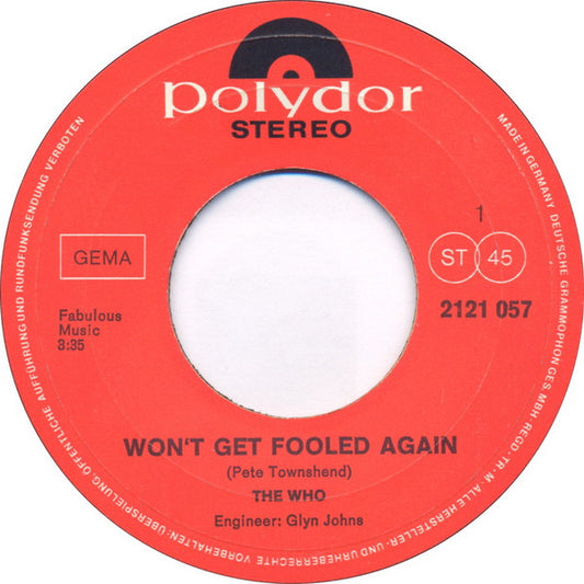 Who - Won't Get Fooled Again