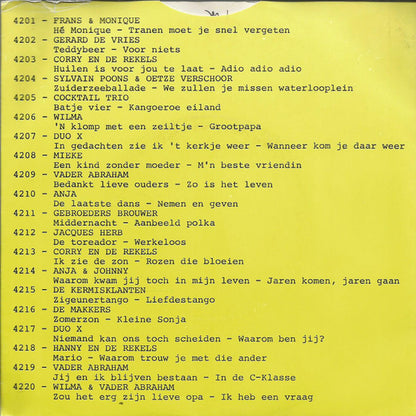 Duo X - Niemand Kan Ons Toch Scheiden Vinyl Singles Vinyl Zeer Goed / Hoesje Goed "VINYLSINGLES.NL"