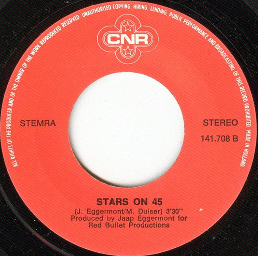 Stars On * - Stars on * Vinyl Singles Vinyl Zeer Goed / Hoesje Generic "VINYLSINGLES.NL"