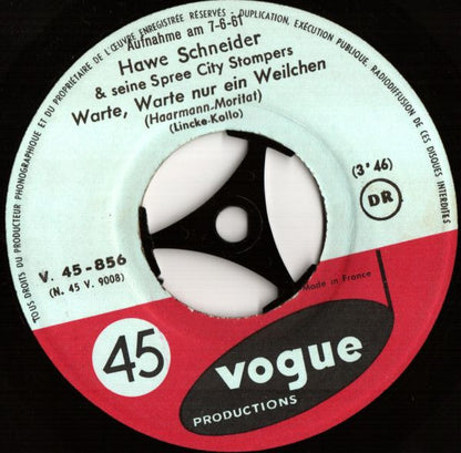 Hawe Schneider - Warte, Warte Nur Ein Weilchen Vinyl Singles Vinyl Zeer Goed / Hoesje Generic "VINYLSINGLES.NL"