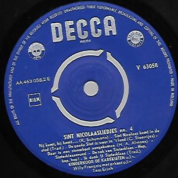 Kinderkoor De Karekieten - Sint Nicolaasliedjes 2 (B-Keus)