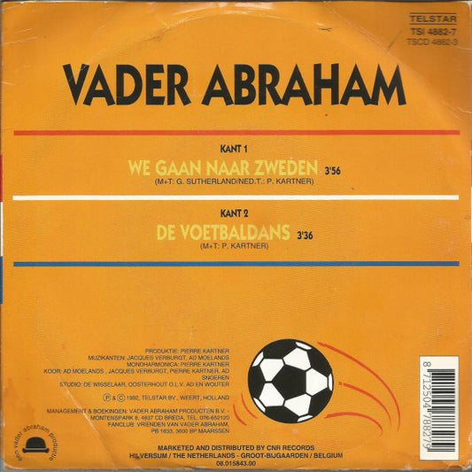 Vader Abraham - We Gaan Naar Zweden Vinyl Singles Vinyl Zeer Goed / Hoesje Goed "VINYLSINGLES.NL"