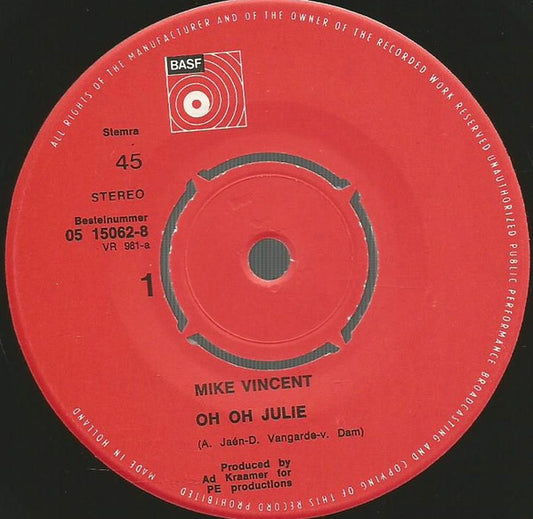 Mike Vincent - Oh Oh Julie