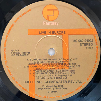Creedence Clearwater Revival - Live In Europe (LP) B-Keus