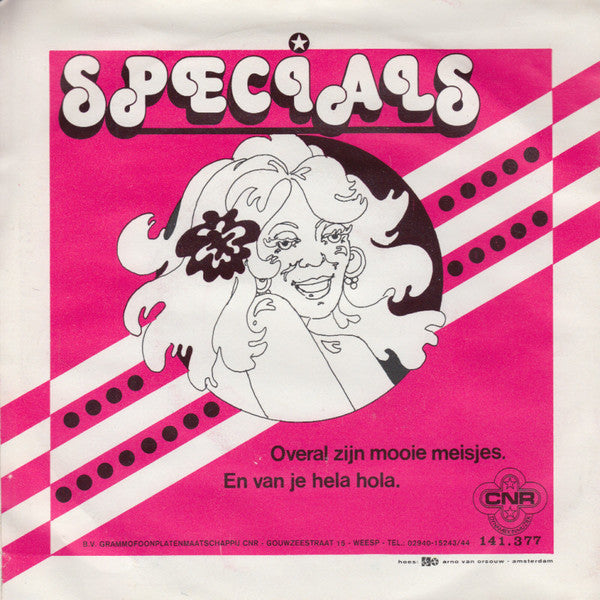 Specials - Overal Zijn Mooie Meisjes Vinyl Singles Vinyl Very Good (VG) <br> Hoes Good Plus (G+)
