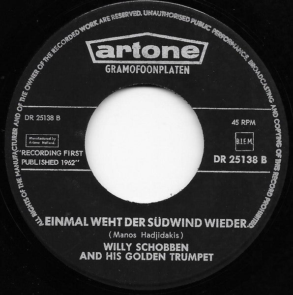 Willy Schobben - Heisser Sand Vinyl Singles Vinyl (VG) <br> Hoes Generic