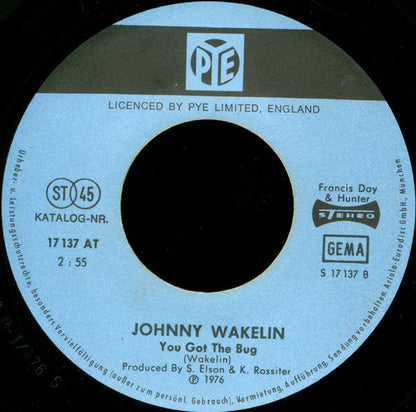 Johnny Wakelin - In Zaire Vinyl Singles Vinyl (VG) <br> Hoes Generic