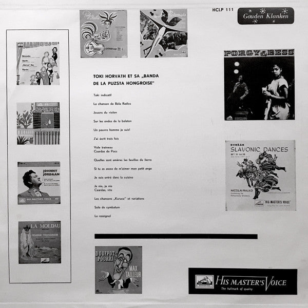 Toki Horvath Et Sa Banda De La Puzsta Hongroise - Sa Banda De La Puzsta Hongroise (LP) Vinyl LP Vinyl Zeer Goed / Hoesje Goed "VINYLSINGLES.NL"