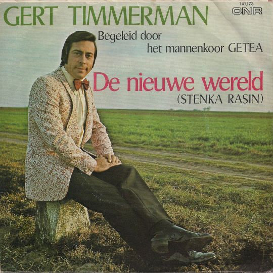 Gert Timmerman Begeleid Door Mannenkoor Getea - De Nieuwe Wereld 33366 Vinyl Singles Goede Staat