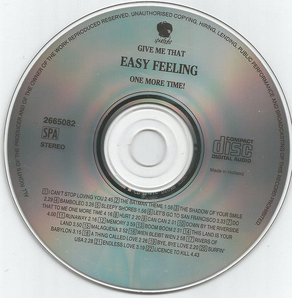 Various - Give Me That Easy Feeling One More Time (CD) Compact Disc Goede Staat