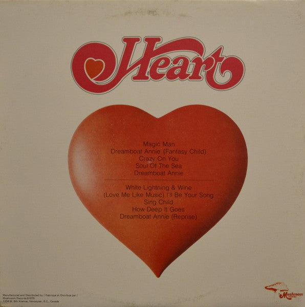 Heart - Dreamboat Annie (LP) Vinyl LP Vinyl Goed / Hoes Zie Foto