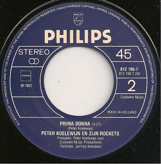 Peter Koelewijn & Zijn Rockets - Ik Ben Geen Jo-Jo (B-Keus)