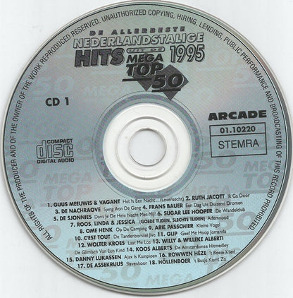 Various - De Allerbeste Nederlandstalige Hits Uit 1995 De Mega Top 50 (CD) Compact Disc 2x Goede Staat