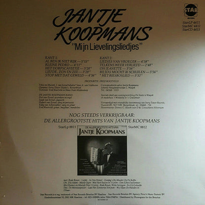 Jantje Koopmans - Mijn Lievelingsliedjes (LP) 47045