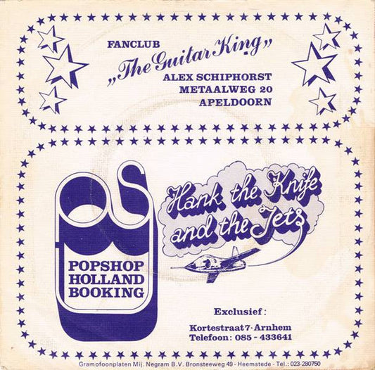 Hank The Knife And The Jets - Stan The Gunman Vinyl Singles Vinyl Zeer Goed / Hoesje Goed "VINYLSINGLES.NL"