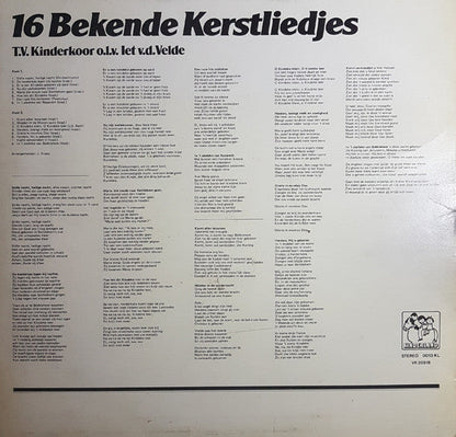 T.V. Kinderkoor - 16 Bekende Kerstliedjes (LP) 40902 Vinyl LP VINYLSINGELS.NL