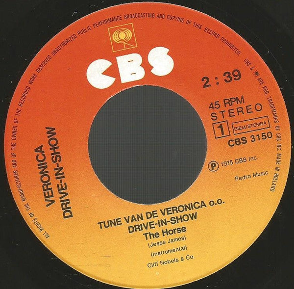 Cliff Nobles & Co - Tune Van De Veronica Drive-In-Show & 21 Drive-In-Show Jingles Vinyl Singles