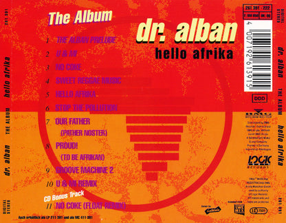 Dr. Alban - Hello Afrika (The Album) (CD) Compact Disc Goede Staat