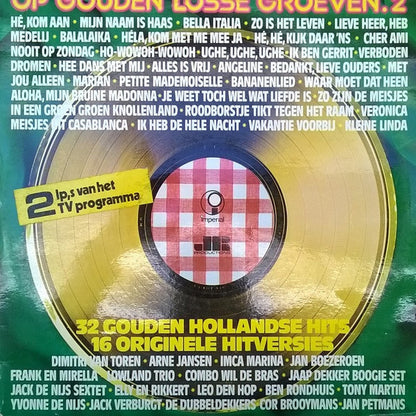Various - Op Gouden Losse Groeven 2 (LP) Vinyl LP Dubbel Vinyl Very Good (VG) <br> Hoes Good Plus (G+)